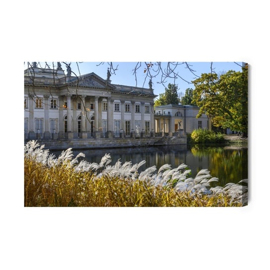 Obraz Na Płótnie Jesienny Pałac W Warszawie 90x60 NC Inna marka