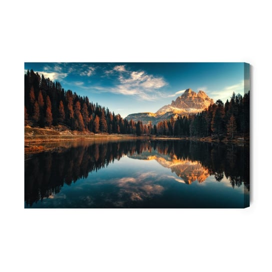 Obraz Na Płótnie Jezioro Antorno, Włochy 120x80 NC Inna marka