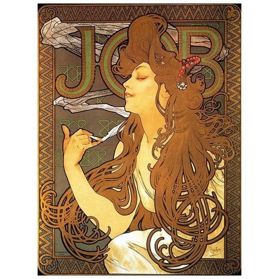 Obraz na płótnie Job - Alphonse Mucha 60x80 Legendarte