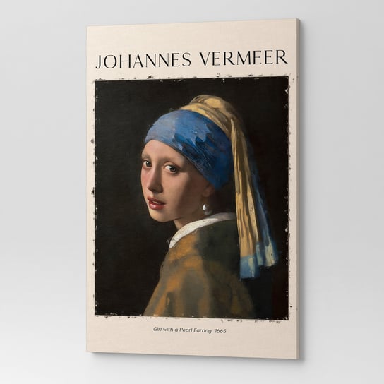 Obraz Na Płótnie Johannes Vermeer Dziewczyna Z Perłą Rep00076 30X40 Wave Print