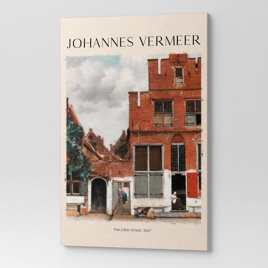 Obraz Na Płótnie Johannes Vermeer Uliczka Rep00081 60X90 Wave Print