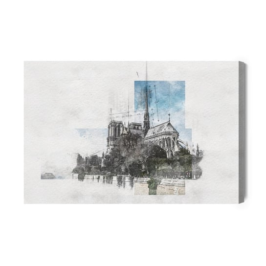 Obraz Na Płótnie Katedra Notre Dame, Paryż 100x70 Inna marka