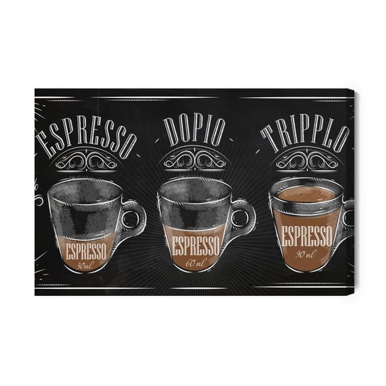 Obraz Na Płótnie Kawa Espresso W Stylu Vintage 40x30 Inna marka