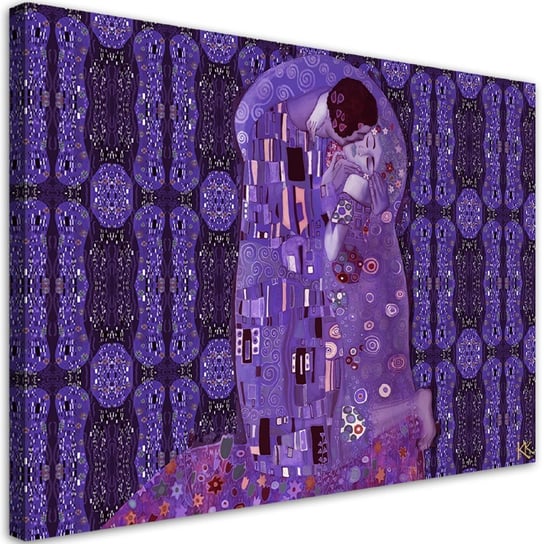 Obraz na płótnie, Klimt Spełnienie Kobieta Abstrakcja - 100x70 Inna marka