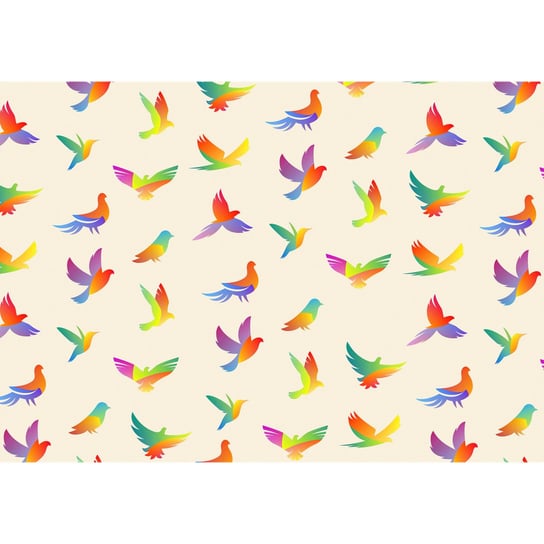 Obraz na płótnie: Kolorowe ptaki, 100x70 cm Art-Canvas