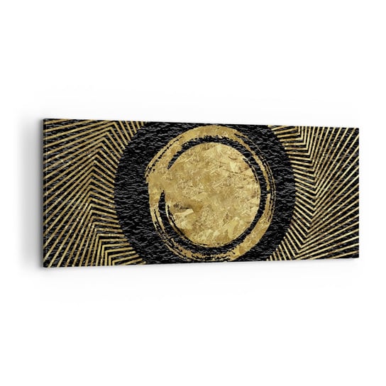 Obraz na płótnie - Kompozycja glamour - 100x40cm - Art Deco Nowoczesny Glamour - Nowoczesny foto obraz w ramie do salonu do sypialni ARTTOR ARTTOR