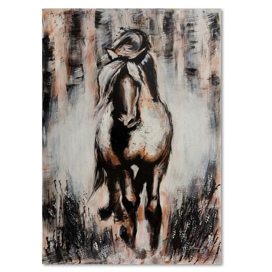 Obraz na płótnie, Koń w galopie 1, 60x80 cm Feeby