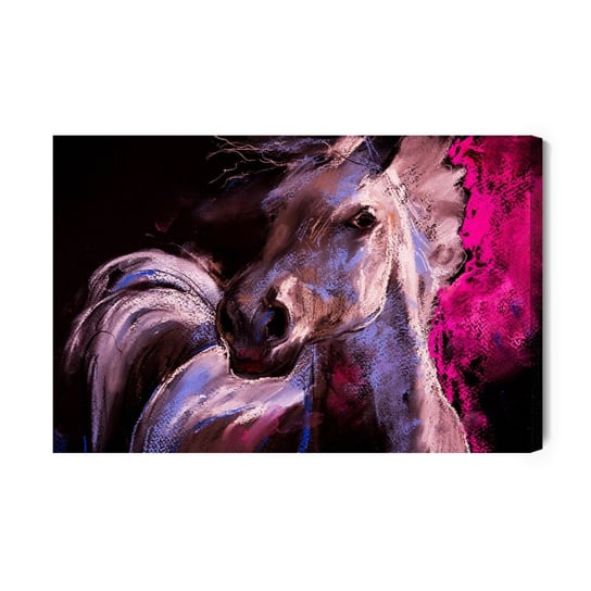 Obraz Na Płótnie Koń W Pastelowych Barwach 30x20 Inna marka