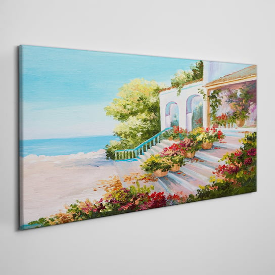 Obraz Na Płótnie Kwiaty morski natura 100x50 cm Coloray