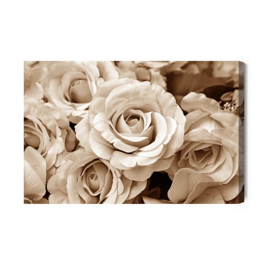Obraz Na Płótnie Kwiaty Róż W Stylu Vintage 100x70 NC Inna marka