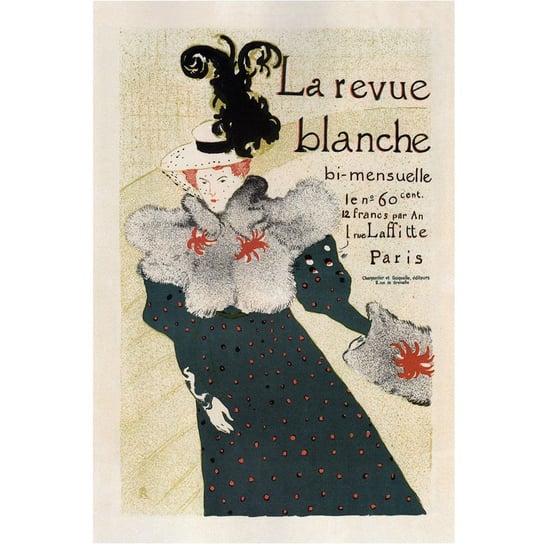 Obraz na płótnie La Revue Blanche, 1895 40x60 Legendarte