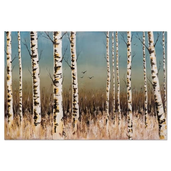 Obraz na płótnie, Las brzozowy, 70x50 cm Feeby