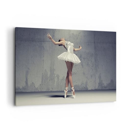 Obraz na płótnie - Lekko jak ptak - 120x80cm - Baletnica Balet Taniec - Nowoczesny obraz na ścianę do salonu do sypialni ARTTOR ARTTOR