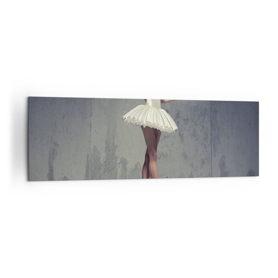 Obraz na płótnie - Lekko jak ptak - 160x50cm - Baletnica Balet Taniec - Nowoczesny foto obraz w ramie do salonu do sypialni ARTTOR ARTTOR