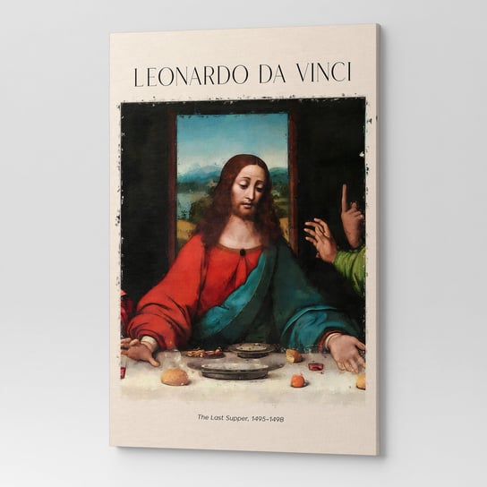 Obraz Na Płótnie Leonardo Da Vinci Ostatnia Wieczerza Rep00031 50X70 Wave Print