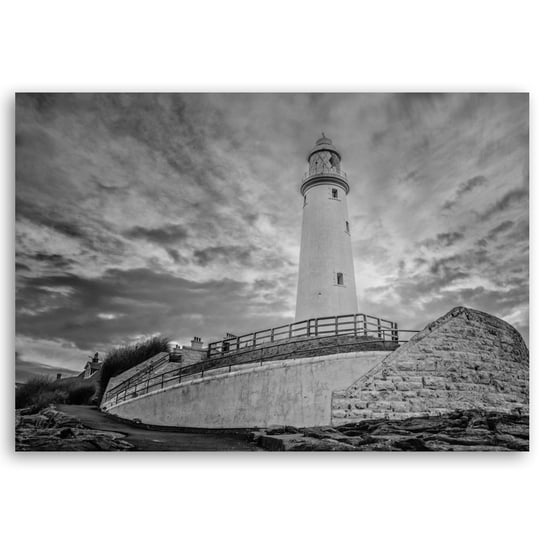 Obraz na płótnie Lighthouse & Clouds 60x90 Legendarte