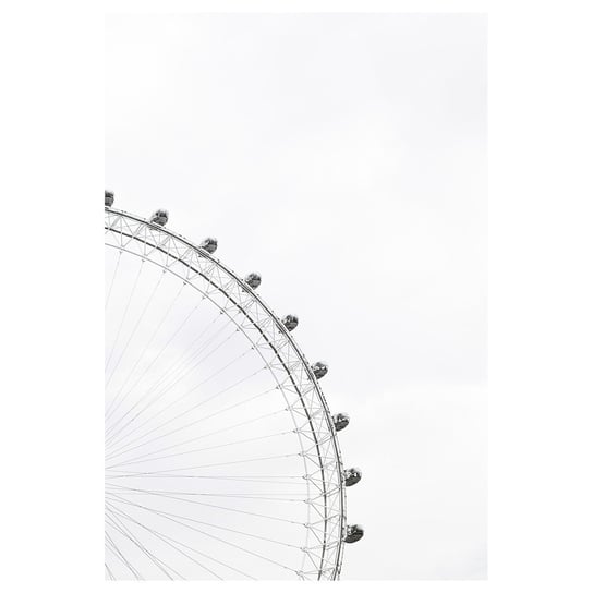 Obraz Na Płótnie - London Eye - Dekoracje Ścienne - 40X60cm Legendarte