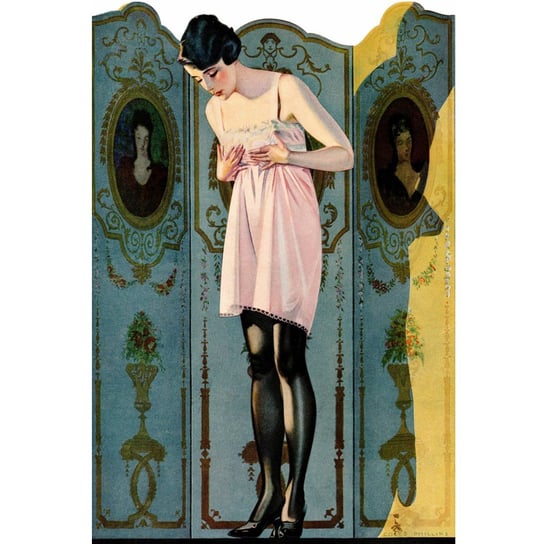 Obraz na płótnie Luxit Hosiery Ad, 1920 40x60 Legendarte