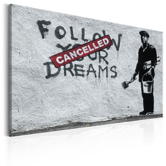 Obraz na płótnie malarskim: Banksy - Dreams, 40x60 cm zakup.se