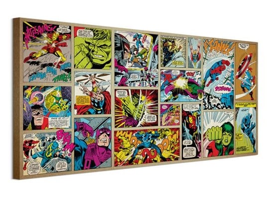 Obraz na płótnie Marvel Comic Komiks na ścianę do salonu 100x50 cm Marvel