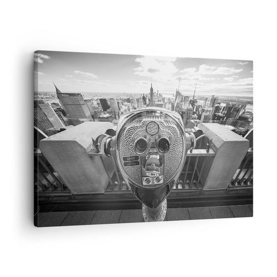 Obraz na płótnie - Miasto nad miastami - 70x50cm - Nowy Jork Miasto Architektura - Nowoczesny Canvas obraz do salonu do sypialni ARTTOR ARTTOR
