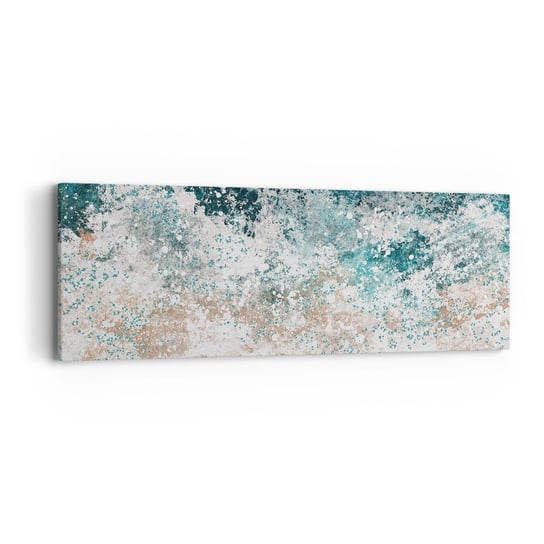 Obraz na płótnie - Morskie opowieści - 90x30cm - Woda Plaża Morze - Nowoczesny Canvas obraz do salonu do sypialni ARTTOR ARTTOR