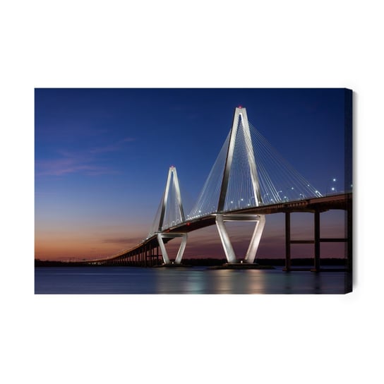 Obraz Na Płótnie Most Arthur Ravenel Jr. Bridge, Usa 100x70 NC Inna marka