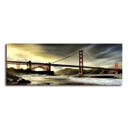 Obraz na płótnie, Most Golden Gate, 50x20 cm Feeby