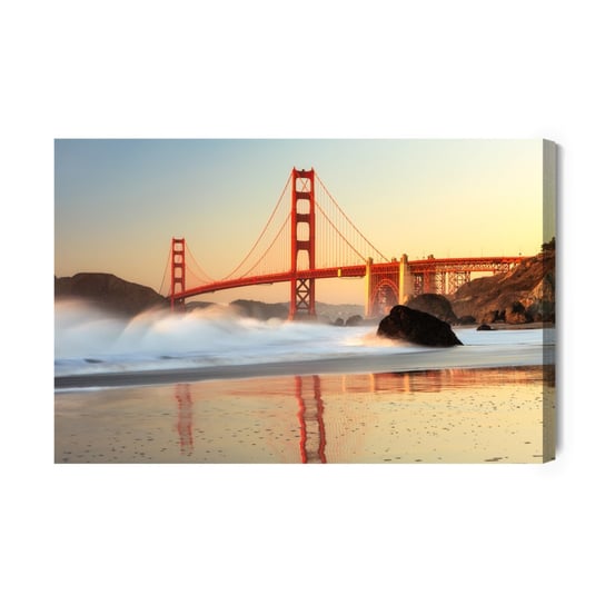Obraz Na Płótnie Most Golden Gate, San Francisco 120x80 NC Inna marka