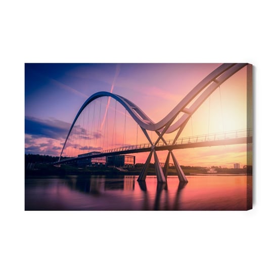Obraz Na Płótnie Most Infinity Bridge, Wielka Brytania 120x80 NC Inna marka