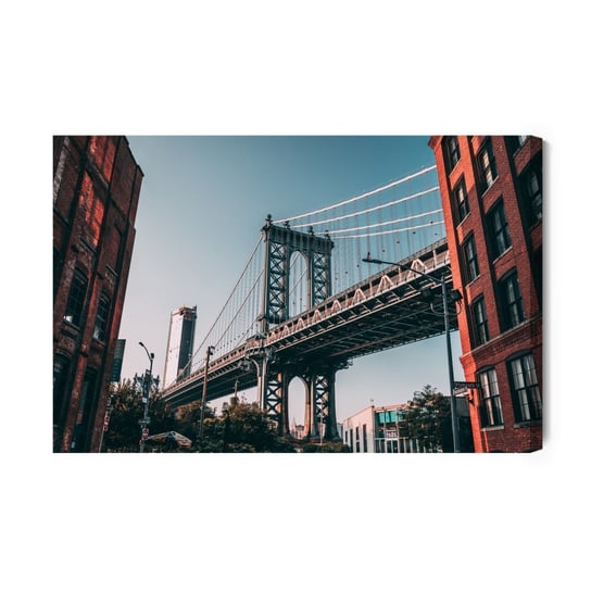 Obraz Na Płótnie Most Manhattan Bridge, Nowy Jork 100x70 NC Inna marka