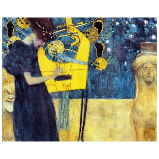 Obraz na płótnie Music - Gustav Klimt 50x60 Legendarte