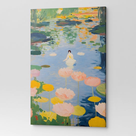 Obraz na płótnie na ścianę do salonu Motywy roślinne ART00036_30x40 Wave Print