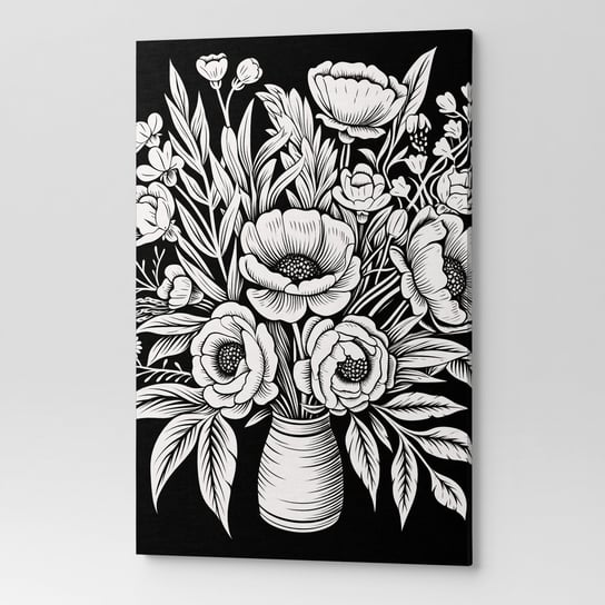 Obraz na płótnie na ścianę do salonu Motywy roślinne ART00070_30x40 Wave Print