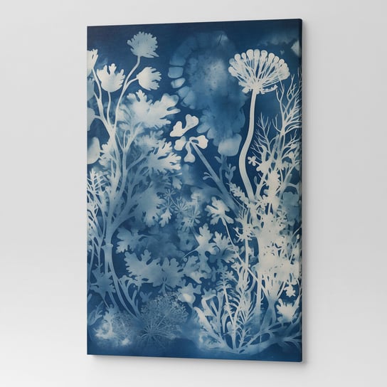 Obraz na płótnie na ścianę do salonu Motywy roślinne ART00075_60x90 Wave Print