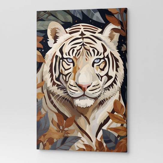 Obraz na płótnie na ścianę do salonu Motywy zwierzęce ART00067_30X40 Wave Print