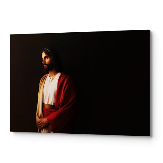 Obraz na płótnie na ścianę do salonu pokoju JEZUS CHRYSTUS REL00073 80x120 Wave Print