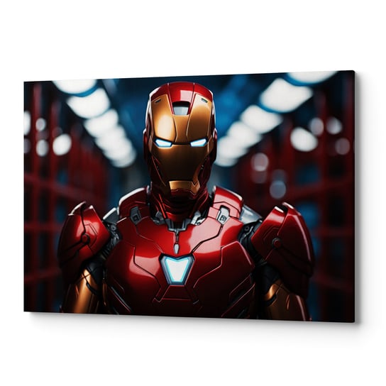 Obraz na płótnie na ścianę do salonu sypialni Iron Man TV00003 50x70 Wave Print