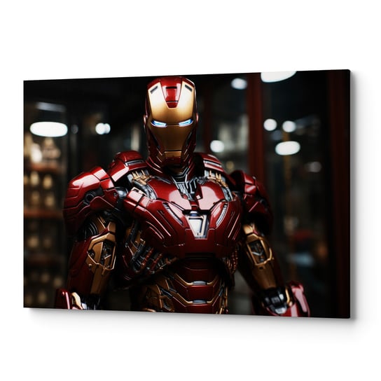 Obraz na płótnie na ścianę do salonu sypialni Iron Man TV00022 70x100 Wave Print