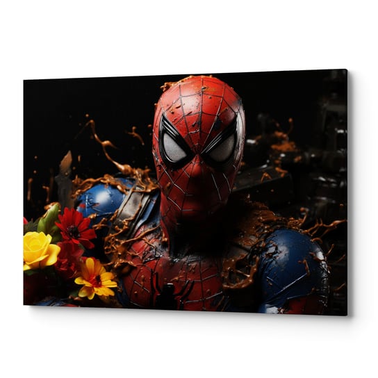 Obraz na płótnie na ścianę do salonu sypialni Spider-Man TV00002 80x120 Wave Print