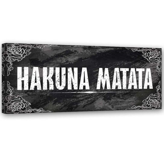 Obraz na płótnie, Napis Król Lew Hakuna Matata - 90x30 Inna marka