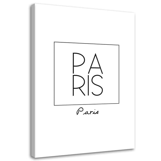 Obraz na płótnie, Napis Paris - 40x60 Inna marka