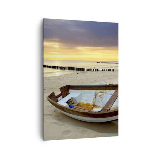 Obraz na płótnie - Nie ma piękniejszych plaż - 70x100cm - Krajobraz Morze Plaża - Nowoczesny foto obraz w ramie do salonu do sypialni ARTTOR ARTTOR