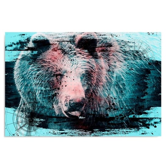 Obraz na płótnie, Niedźwiedź 2, 40x30 cm Feeby