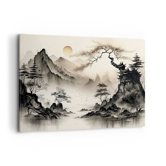 Obraz na płótnie - Niepowtarzalny urok orientu - 120x80cm - Azja Japonia Widok - Nowoczesny obraz na ścianę do salonu do sypialni ARTTOR ARTTOR