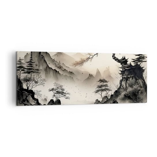 Obraz na płótnie - Niepowtarzalny urok orientu - 140x50cm - Azja Japonia Widok - Nowoczesny Canvas obraz do salonu do sypialni ARTTOR ARTTOR