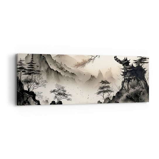 Obraz na płótnie - Niepowtarzalny urok orientu - 90x30cm - Azja Japonia Widok - Nowoczesny Canvas obraz do salonu do sypialni ARTTOR ARTTOR