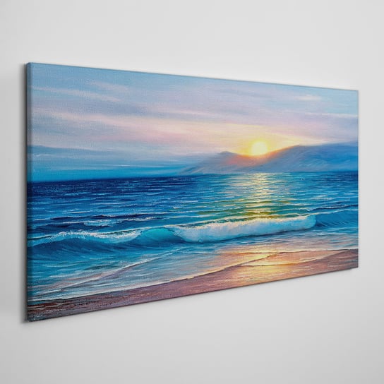 Obraz Na Płótnie Ocean morze fale wybrzeże 100x50 Coloray