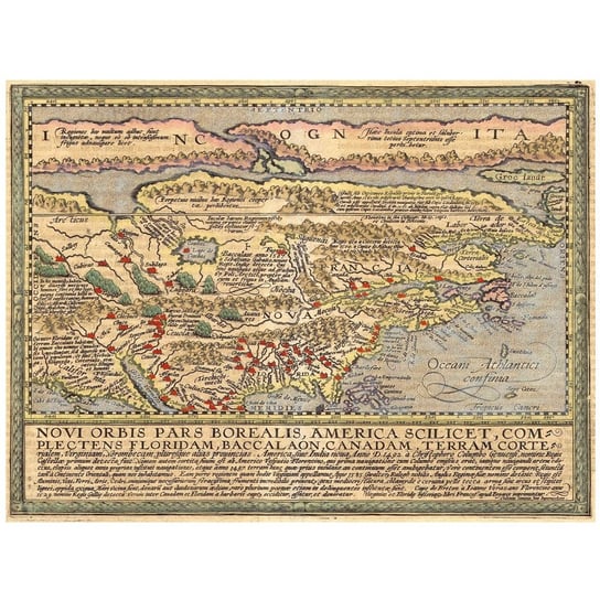 Obraz na płótnie Old Atlas Map No. 1 80x100 Legendarte