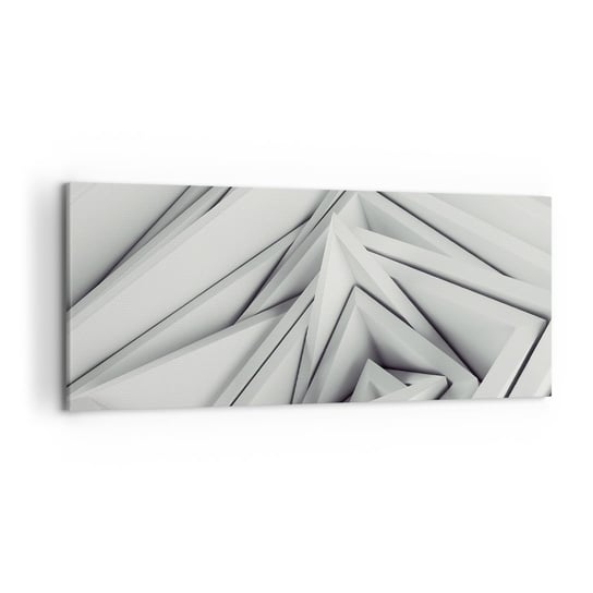 Obraz na płótnie - Ostrych kątów pąkowie - 120x50cm - Technologia 3D Nowoczesny - Nowoczesny obraz na ścianę do salonu do sypialni ARTTOR ARTTOR